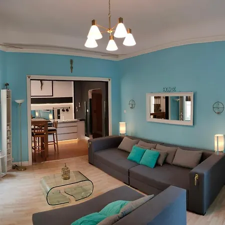 For 4 Guests 2 Bedroom 80M2 Apartment Warsaw City Center, Quiet Courtyard